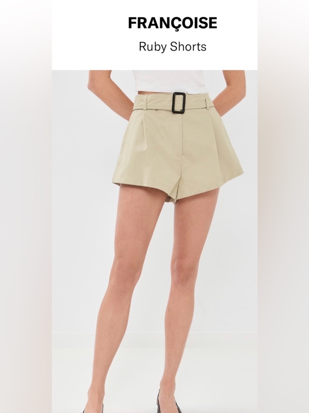 FRANÇOISE Ruby Shorts Size:34 NWT